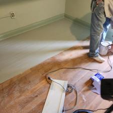 Interior attic painting