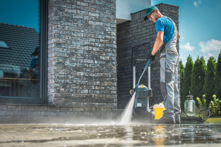 Pressure washing